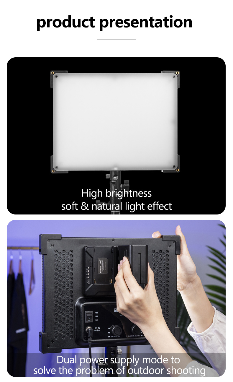 ไฟ LED SUTEFOTO L60B พร้อมขาตั้ง 2.1 เมตร (ไม่รวมแบตเตอรี่)