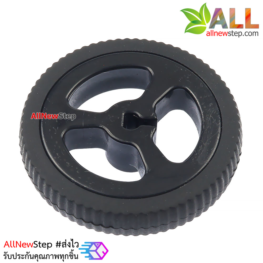 ล้อรถสำหรับมอเตอร์ N20 mini Q car N20 motor rubber wheel สีดำ