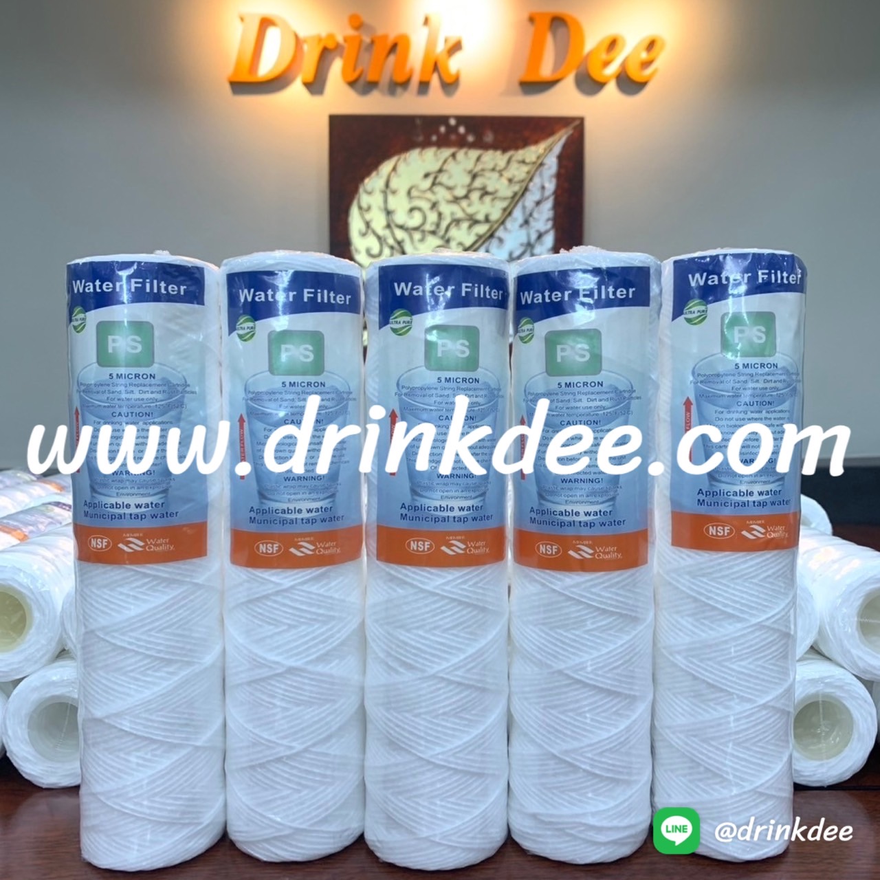 ไส้กรองเชือก 5 ไมครอน 10 นิ้ว