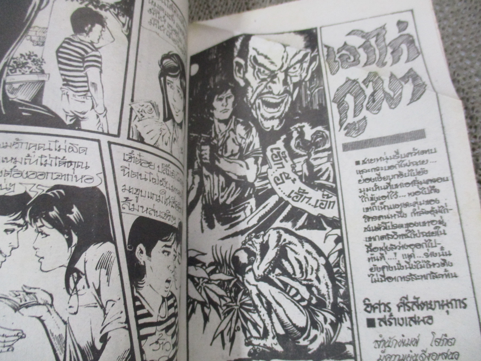 การ์ตูนไทยเล่มละบาท ปก5บาท เรื่อง ธิดาถ้ำแก้ว / เหรียญทอง