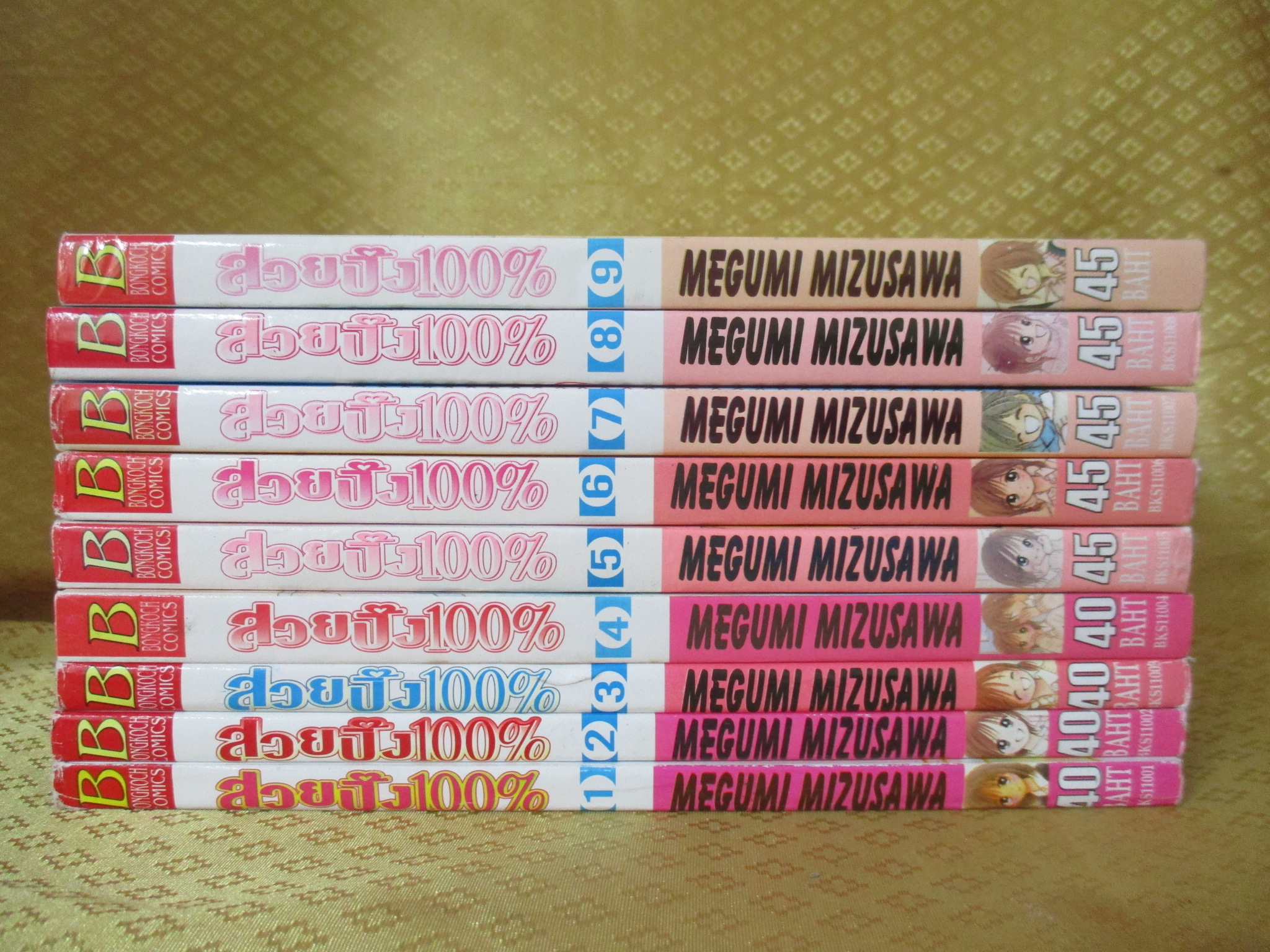 การ์ตูนบ้าน สวยปิ๊ง100% ครบชุด9เล่มจบ สนพ.บงกช มีจุดเหลืองประปราย