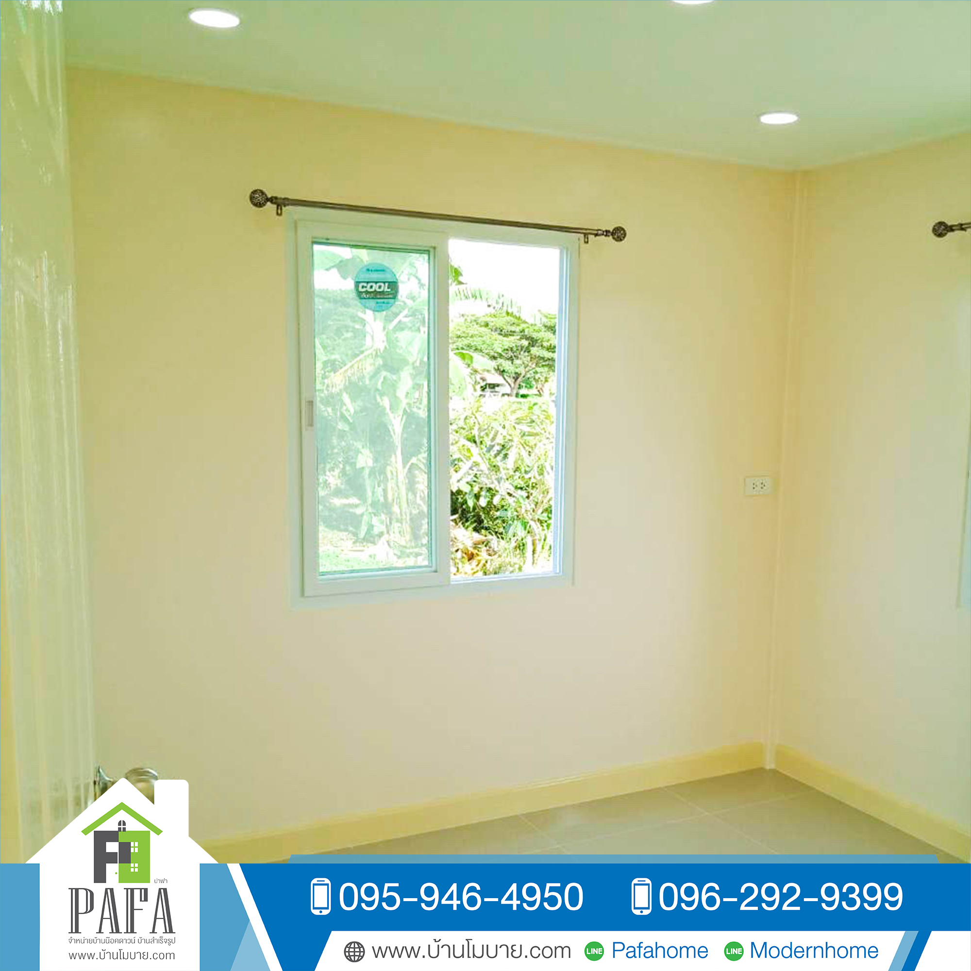 บ้านน็อคดาวน์ 4*6 เมตร 2 ชั้น (2 ห้องนอน 2 ห้องน้ำ 1 ห้องนั่งเล่น)