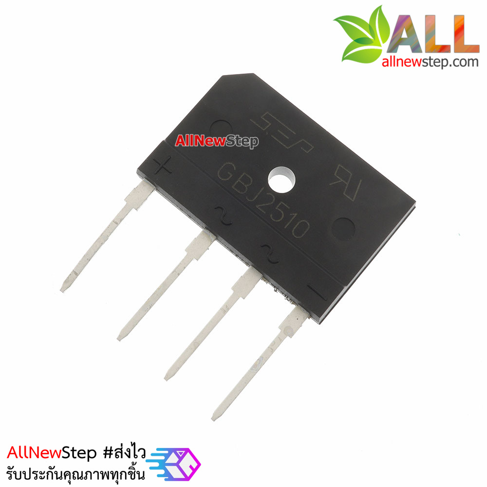 บริจไดโอด 1000V 25A GBJ2510 25A1000V Induction Bridge Rectifier