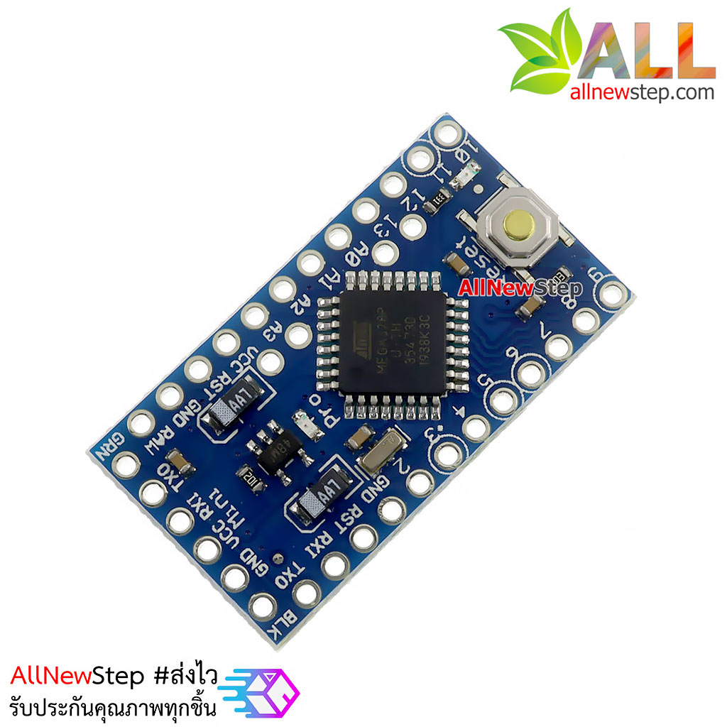 บอร์ด Pro Mini 328 - 5V/16MHz พร้อม Pin Header pro mini 5V (Arduino-Compatible)