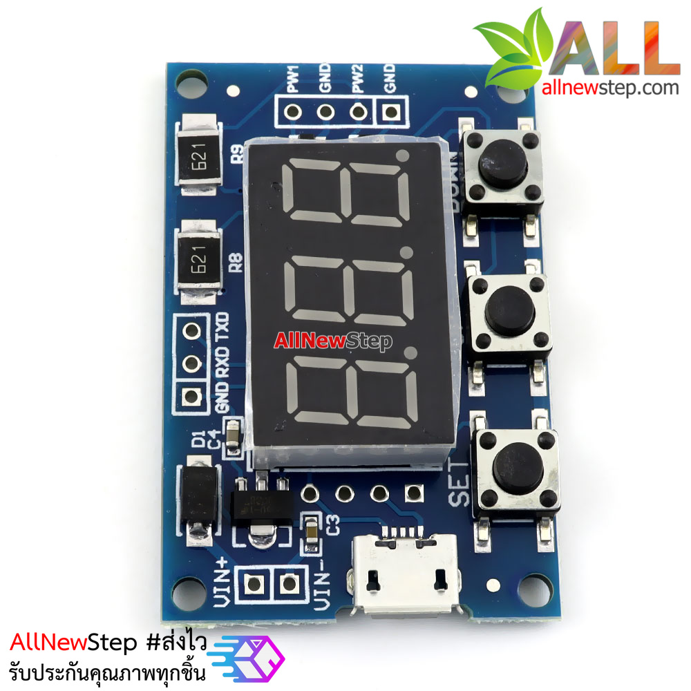 2 channel PWM pulse frequency duty cycle adjustable module square wave rectangular wave signal generator