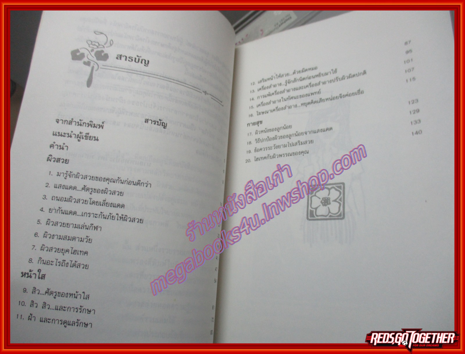 ผิวสวยหน้าใส โดย นพ.ประวิตร พิศาลบุตร พิมพ์3 2537 (มือสอง) (สภาพ85-95%)