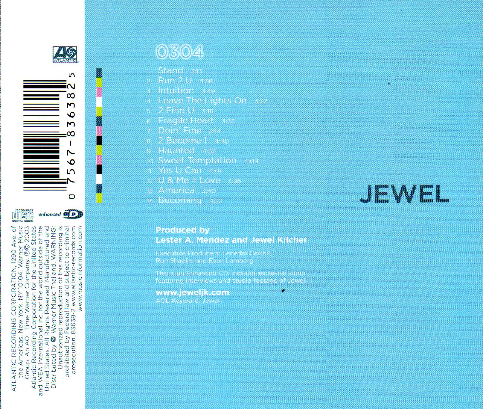 CD,Jewel - 0304 (2003)(Thai)