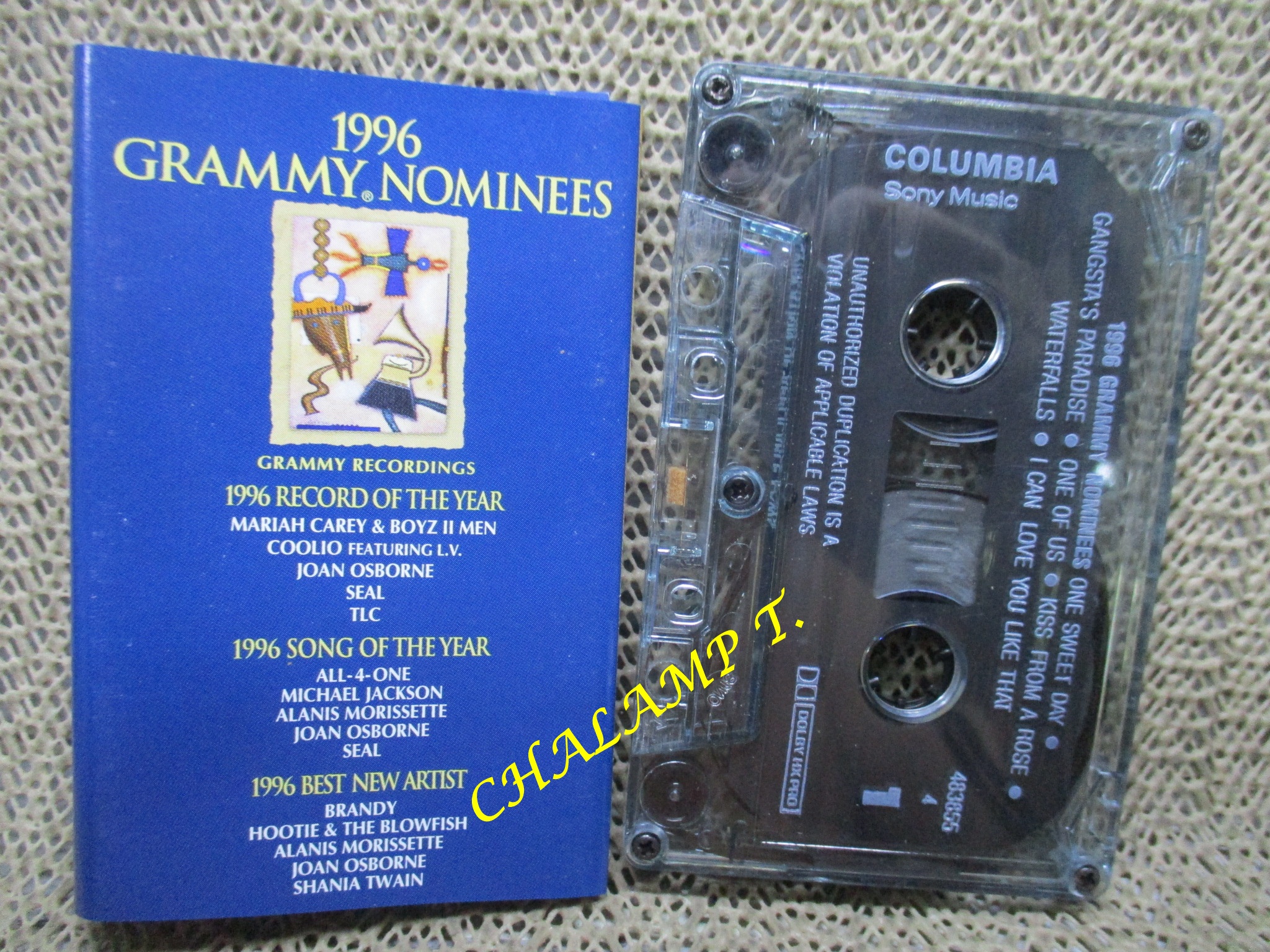เทปเพลงสากล 1996 Grammy Nominees
