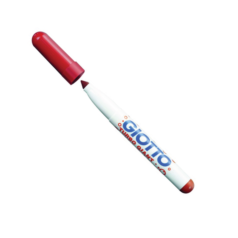 ปากกาเมจิกแท่งใหญ่ หัวทรงกรวย 12 สี GIOTTO- TURBO GIANT Markers