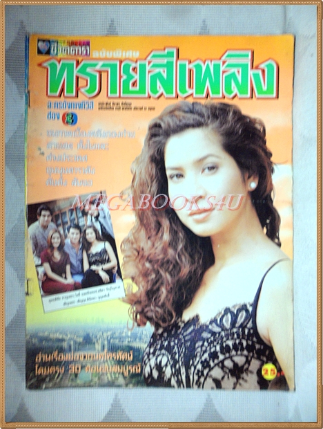 นิตยสารเรื่องย่อละคร ทรายสีเพลิง ปกพับนิด