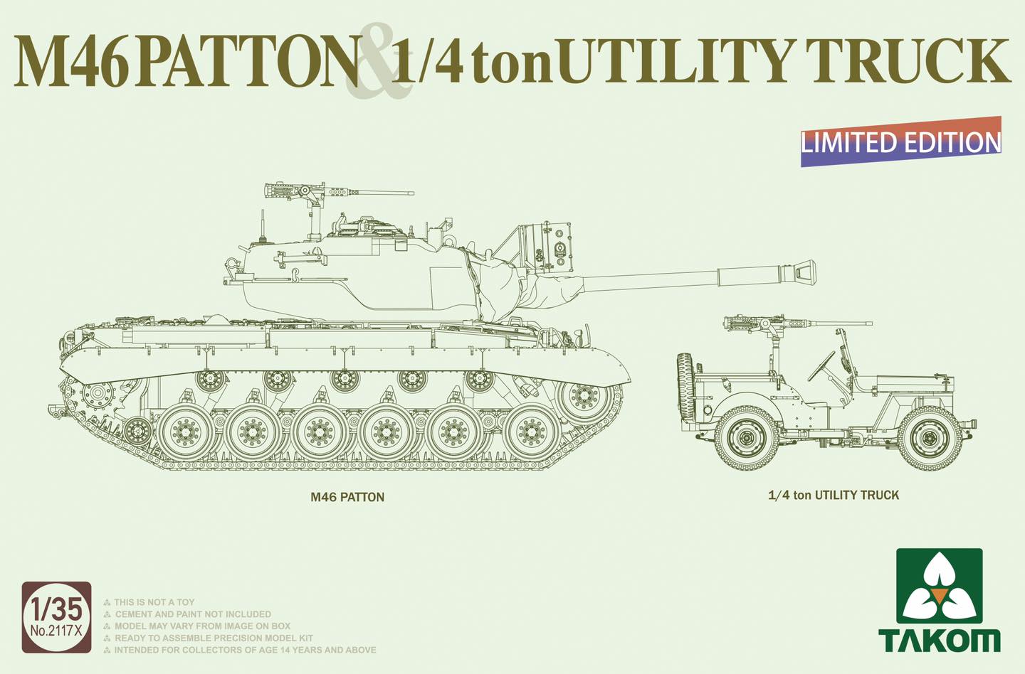 1/35 M46 Patton & 1/4 ton Utility Truck kit