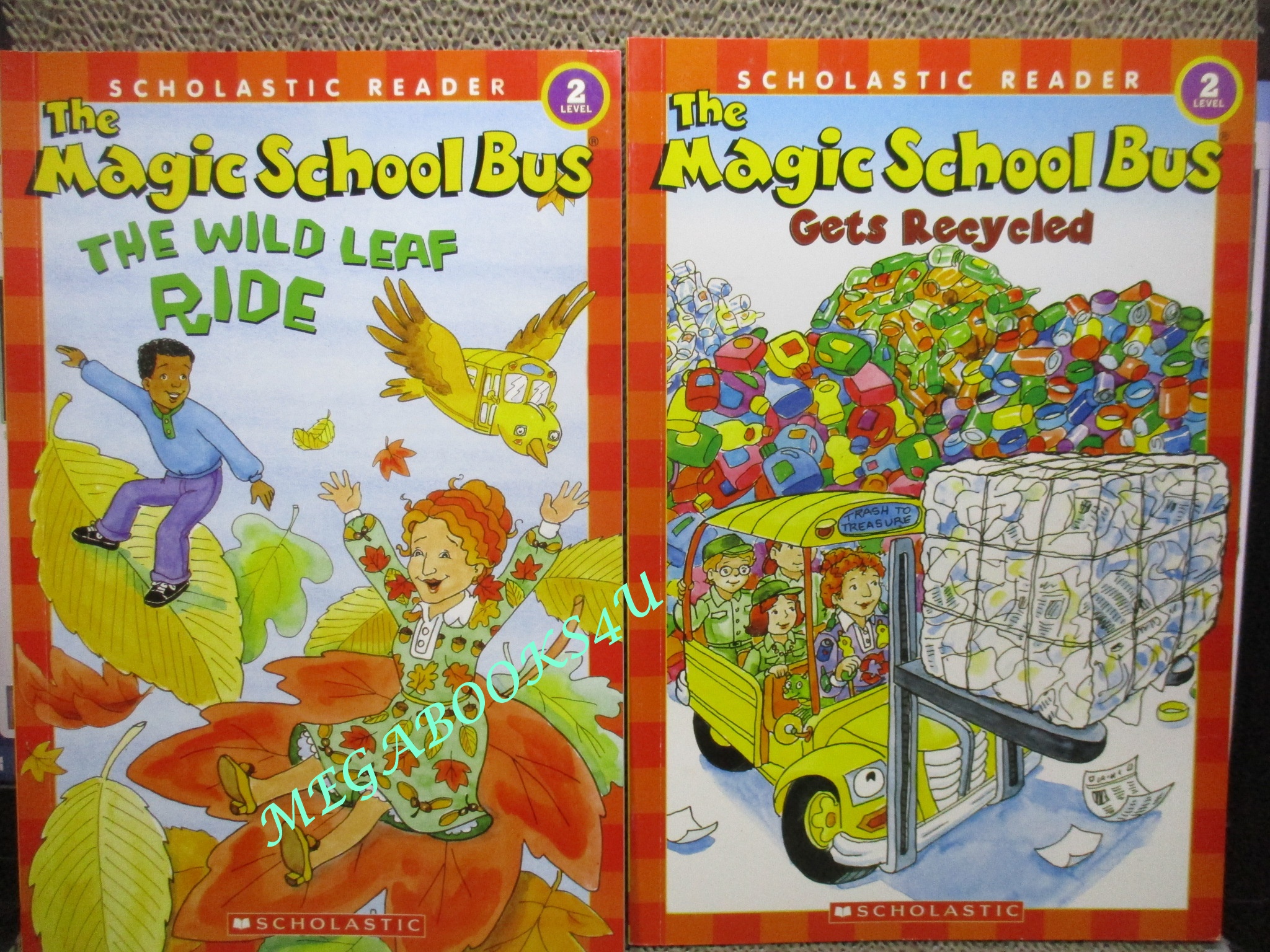 หนังสือภาษาอังกฤษ การ์ตูนวิทยาศาสตร์ Magic School Bus / SCHOLASTIC READER จำนวน8เล่ม/แพค (มือสอง) (สภาพ85-95%)