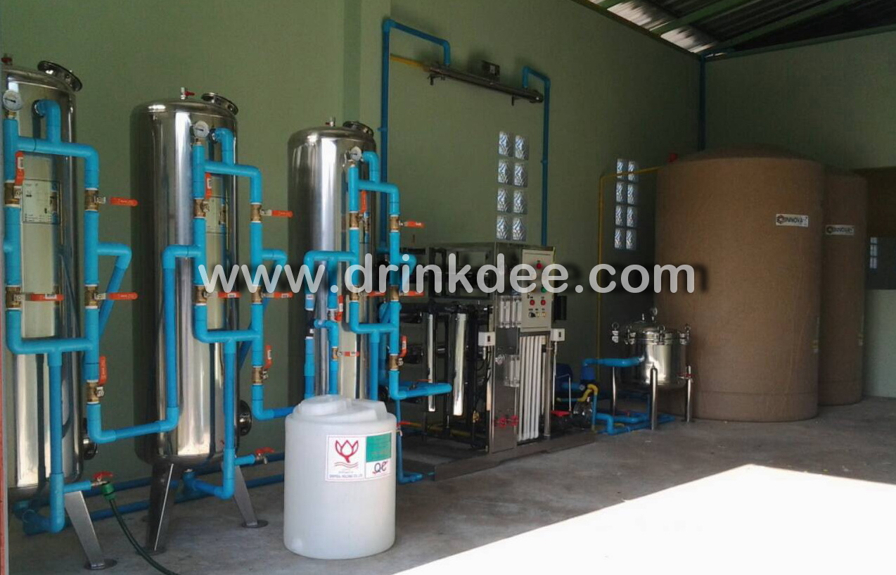 ชุดติดตั้งโรงานผลิตน้ำดื่ม 24,000 ลิตร/วัน (ทั้งระบบ)