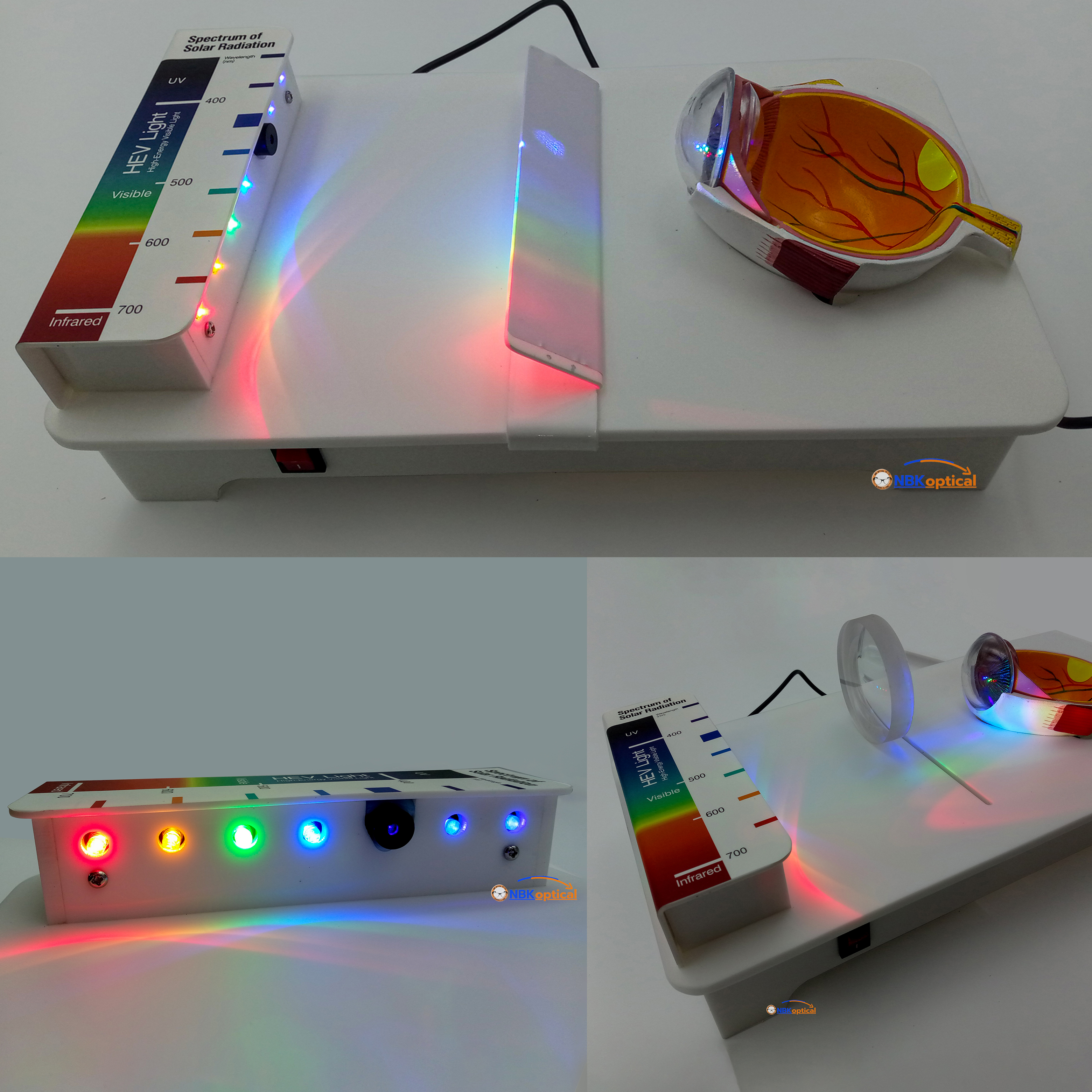 เครื่องทดสอบรังสีบลู Blue Ray (รุ่นมีสวิทช์ข้าง)