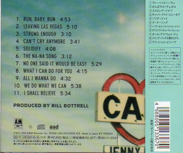 CD,Used,Sheryl Crow Tuesday Night Music Club(Japan)