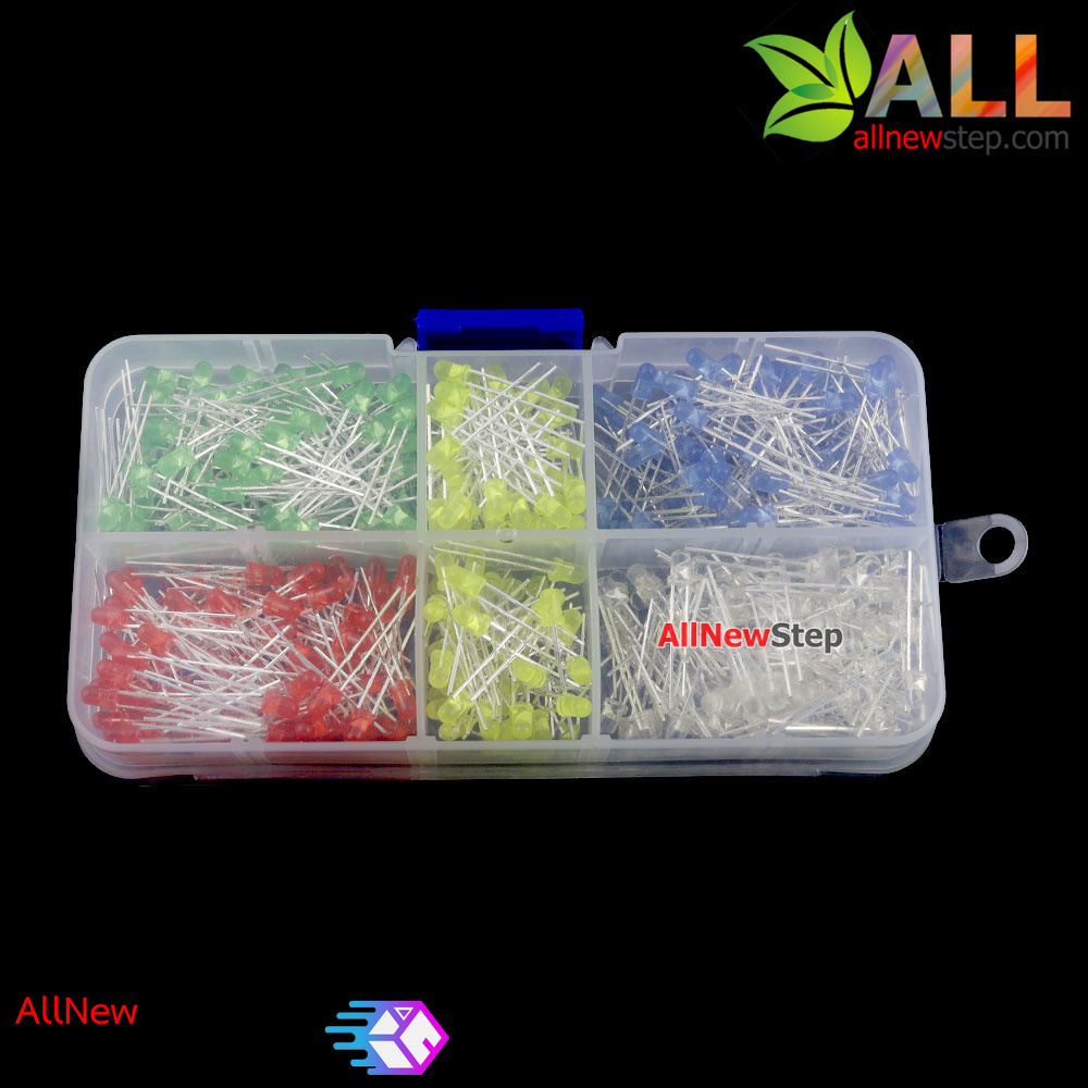 ชุด LED ขนาด 3MM 5 สีอย่างละ 100 รวม 500 ชิ้น