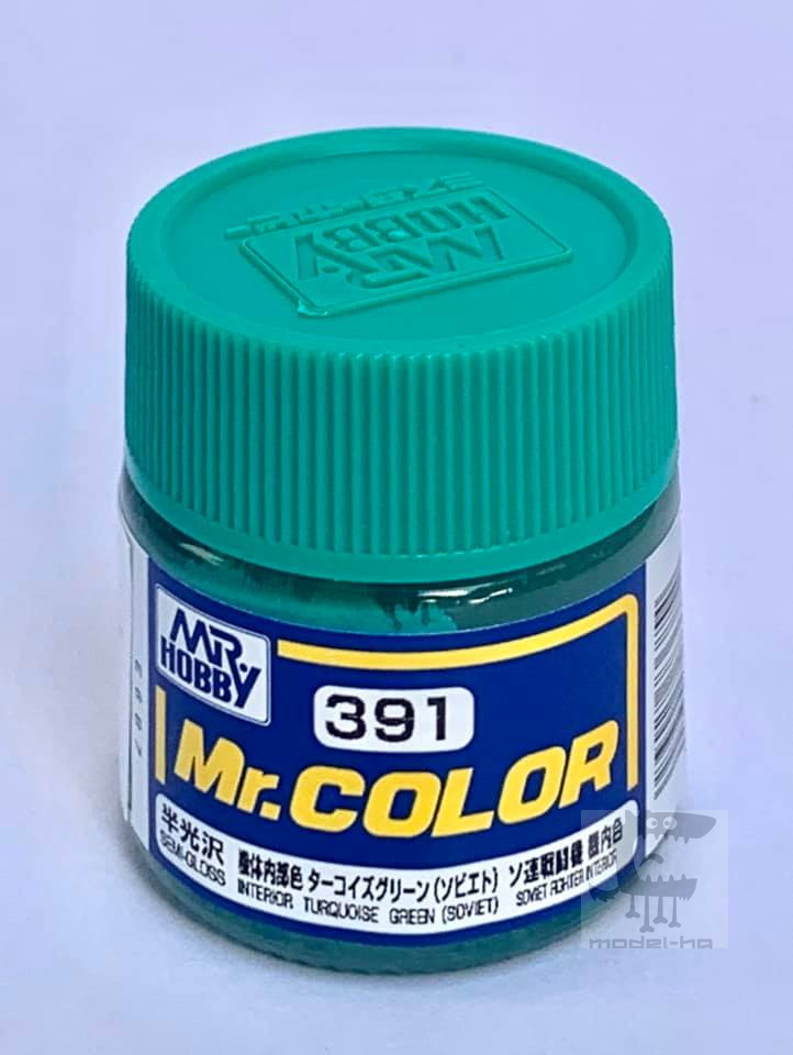 Mr.Hobby #391 Interior Turquoise Green Soviet