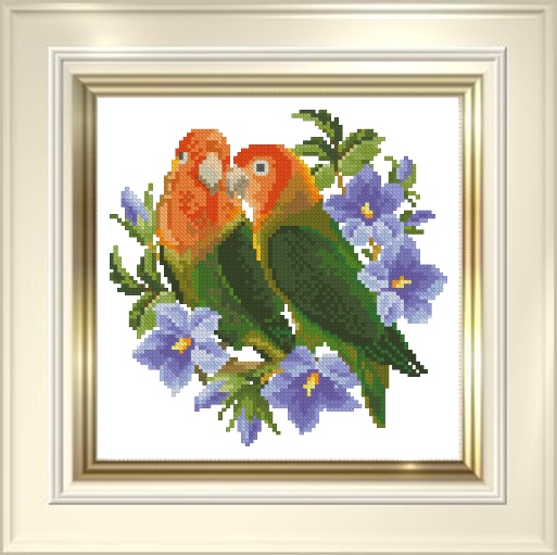 EMS ผังลาย Lovebirds