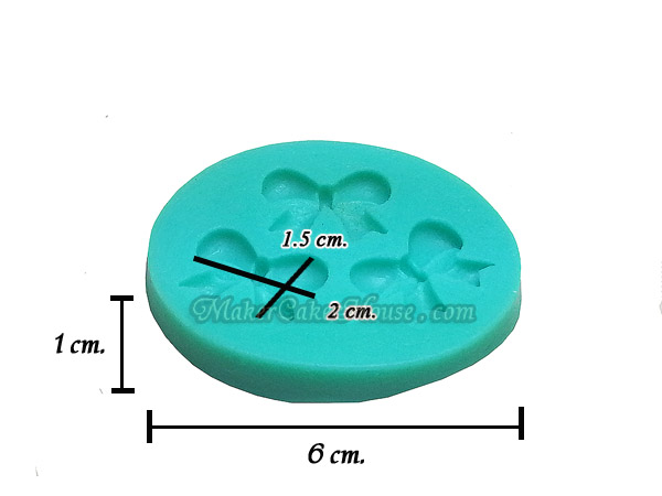 พิมพ์ซิลิโคนทำฟองดอง / กัมเพส รูปโบว์