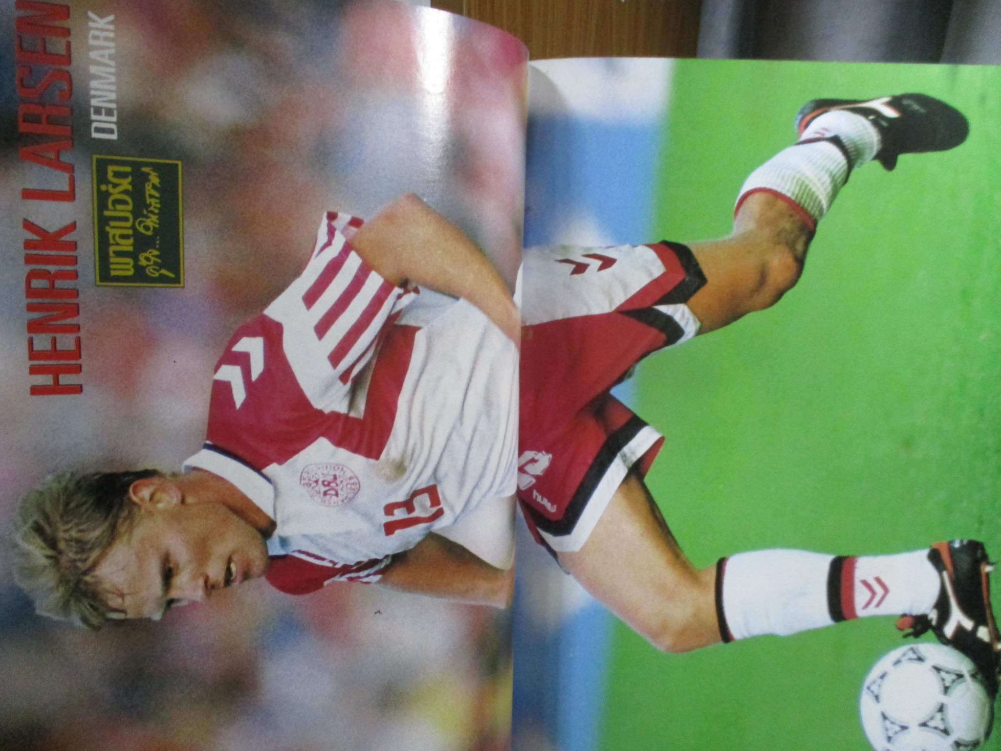 สตาร์ซอคเกอร์ ฉบับที่0767 ปี2535 ปก ปีเตอร์ชไมเคิล หน้ากลาง เฮนริก ลาร์สสัน / รุด กุลลิท