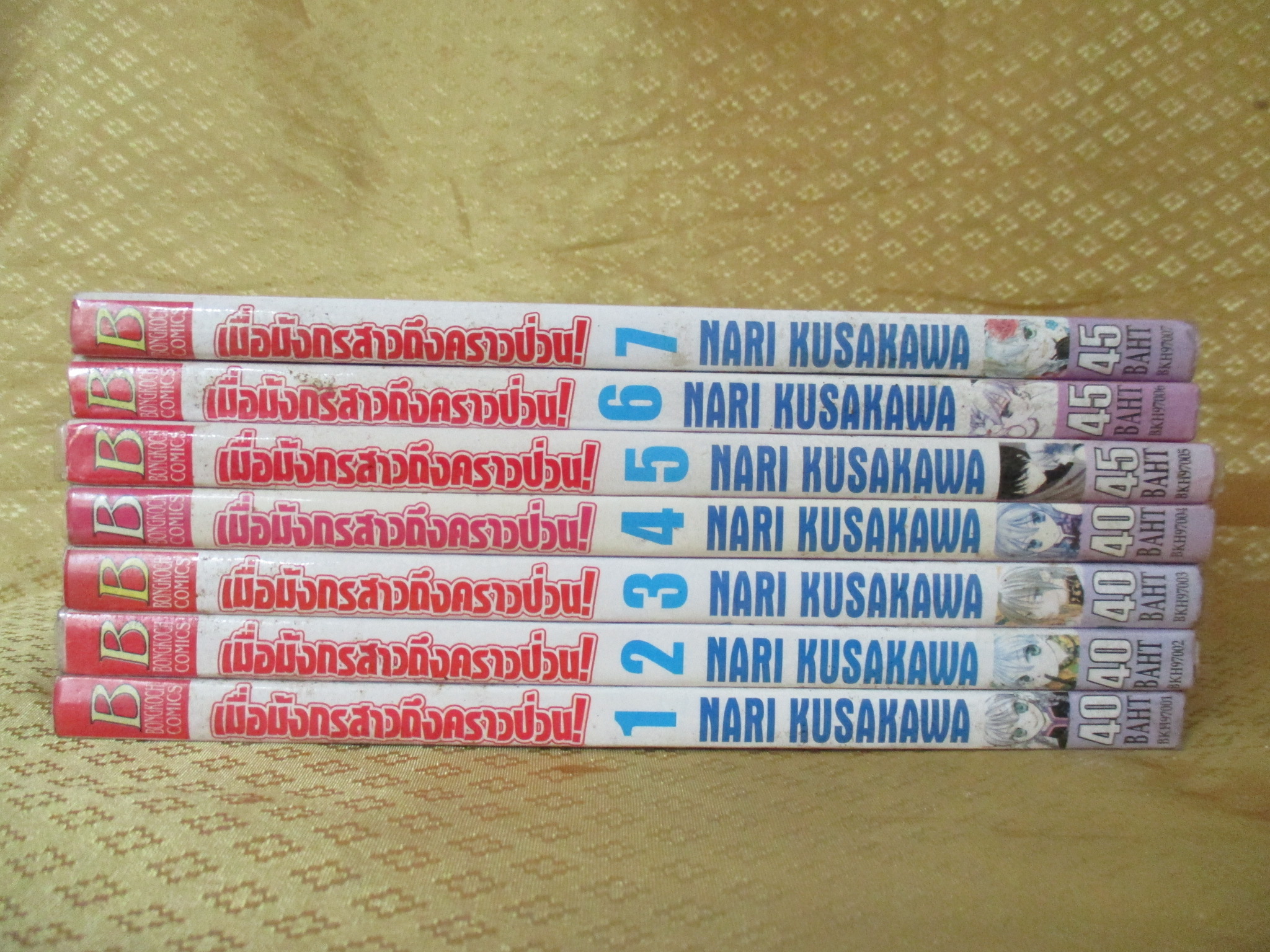 การ์ตูนเช่า เมื่อมังกรสาวถึงคราวป่วน! ครบชุด7เล่มจบ สนพ.บงกช ห่อปก ไม่แม๊กซ์
