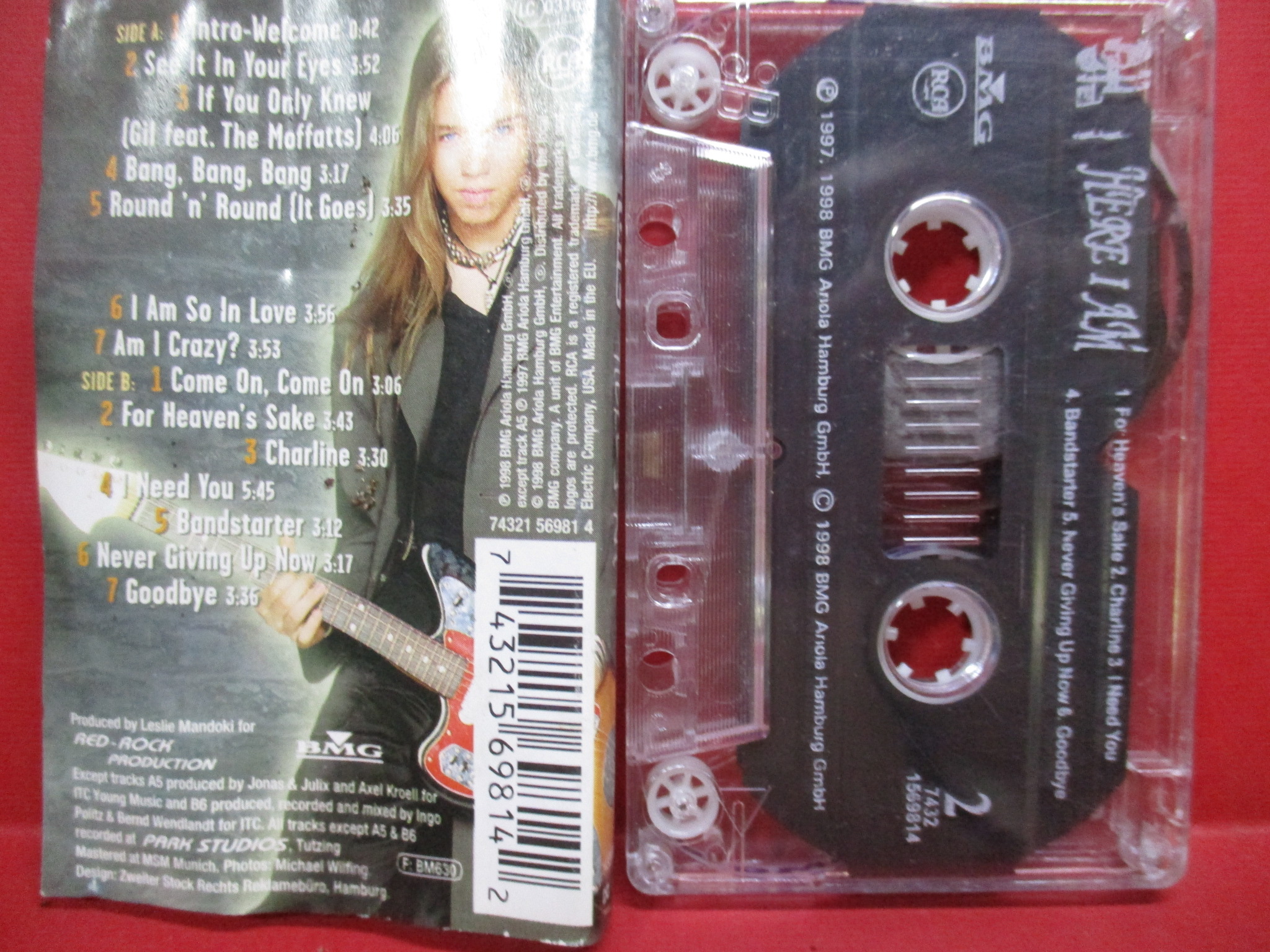 เทปเพลงสากล Gil - Here I am