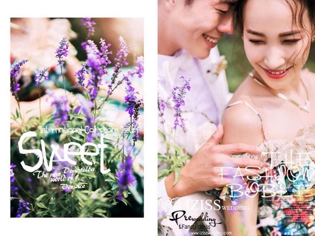 PW316 **พร้อมส่งเฉพาะชุดผู้หญิง** ชุดคู่ถ่ายพรีเวดดิ้ง (prewedding dress) & ชุดแต่งงานแฟนซี (Fancy wedding dress)ชายหญิง "ธีมสีเขียว-ขาว"