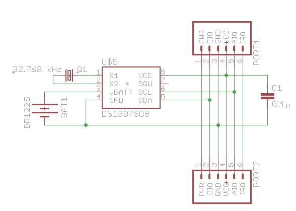 IC DS1307 ไอซีนาฬิกา Real Time Clock