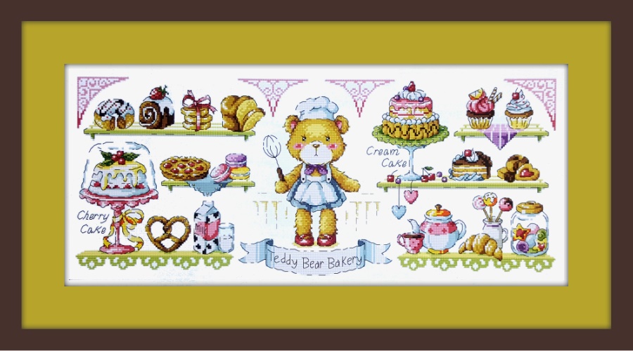 Soda ชุดปัก Teddy Bear Bakery