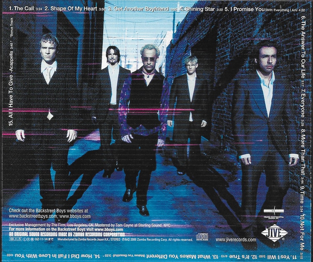 Used CD,Backstreet Boys - Black & Blue (A+)(2000)(Japan)