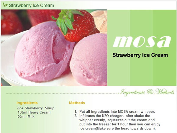 กระบอกทำวิปปิ้งครีม Mosa