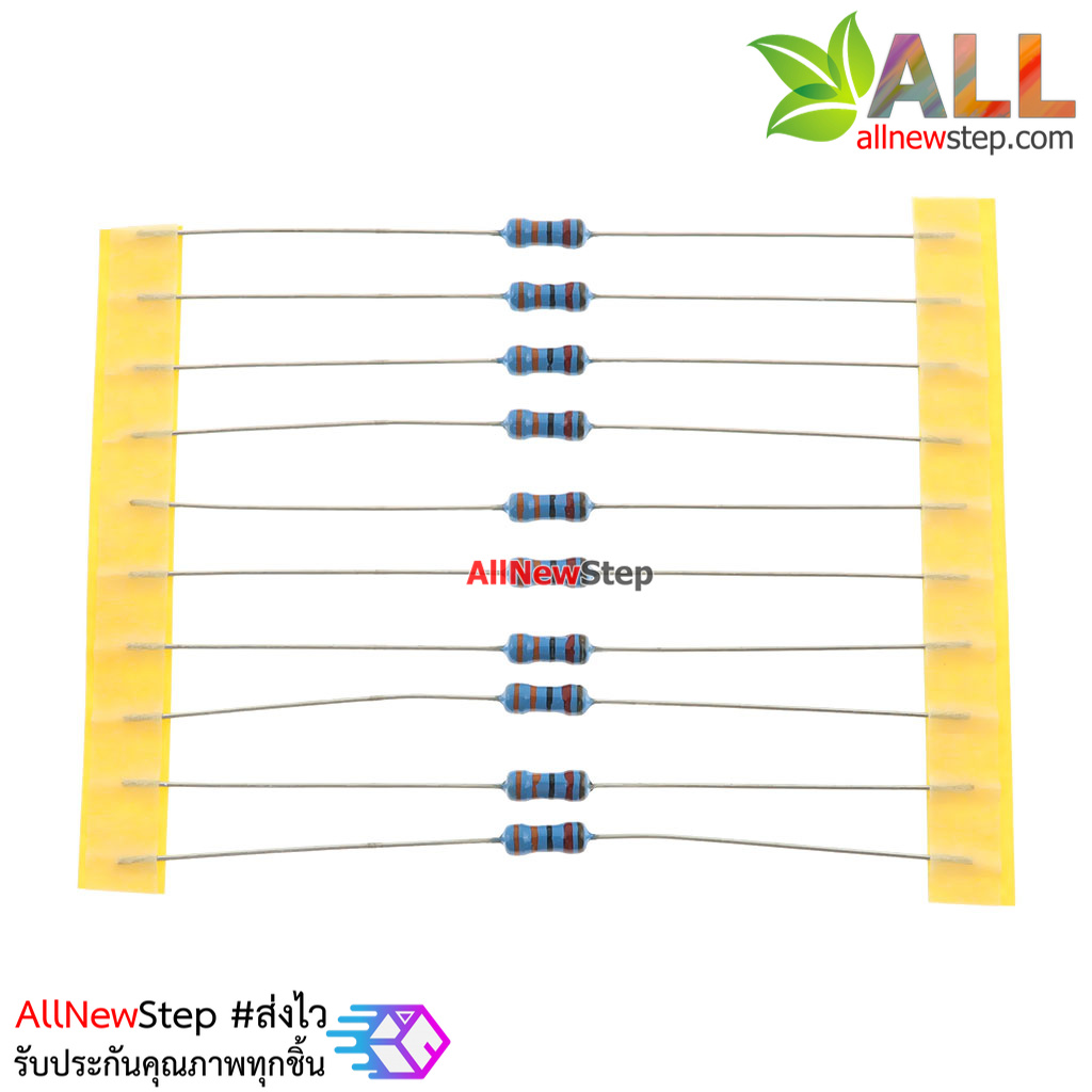 ตัวต้านทาน 33 K 1/4W Metal film 33k 1% จำนวน 10 ชิ้น