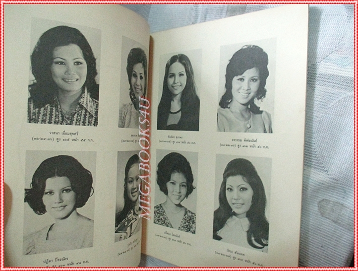 หนังสือประกวดนางสาวไทย ปี2515 สภาพดี