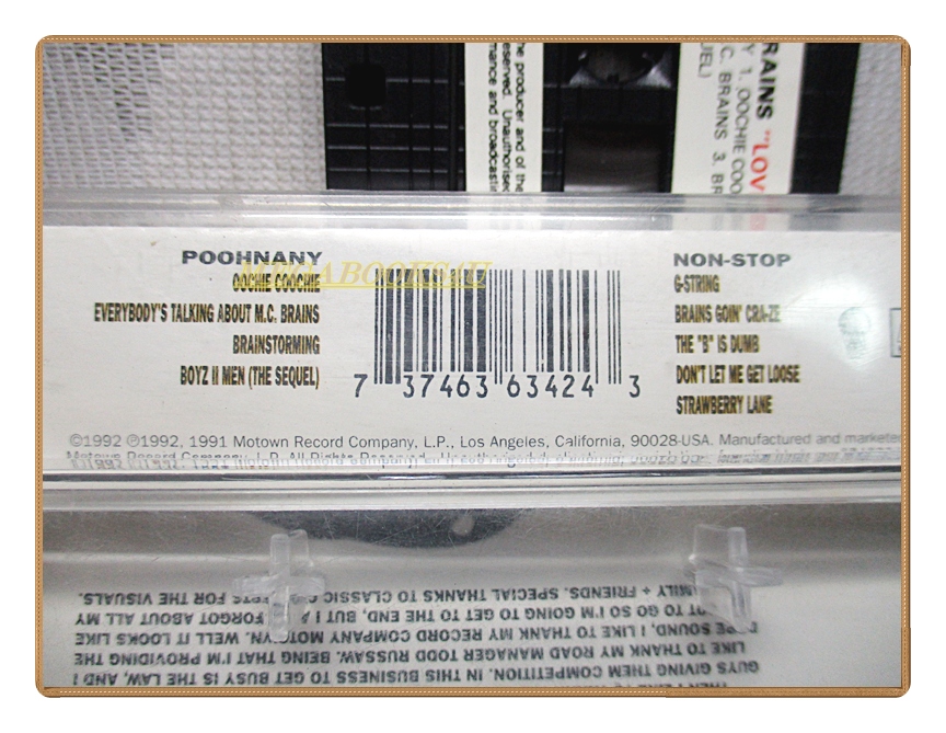 เทปเพลงสากล M.C.BRAINS / LOVERSLANE