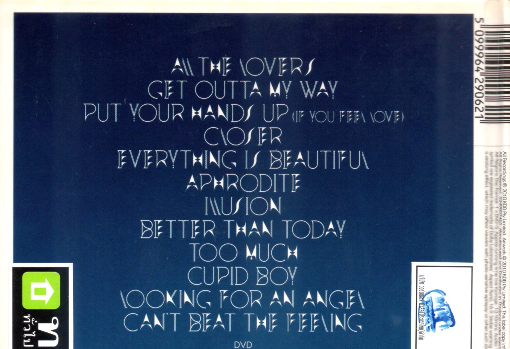 CD+DVD,Kylie Minogue - Aphrodite (2010)(Thai)