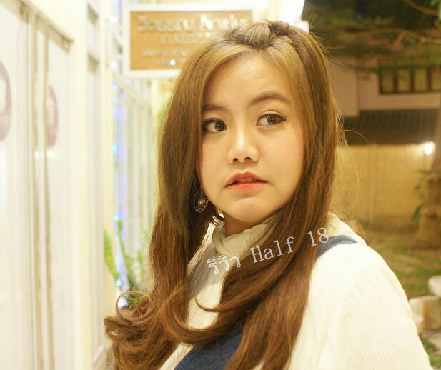 Half 18 วิกครึ่งหัวลอน U เเบบซ่อนรอยต่อ ( ทรงผมเเละเส้นผมเหมือนจริงเกือบ 100% )