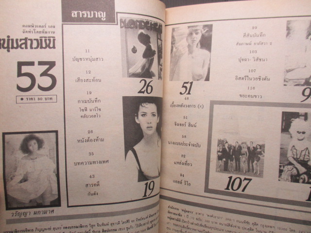 นิตยสารหนุ่มสาวฉบับมินิ เล่ม53 ปี2532 สภาพดี