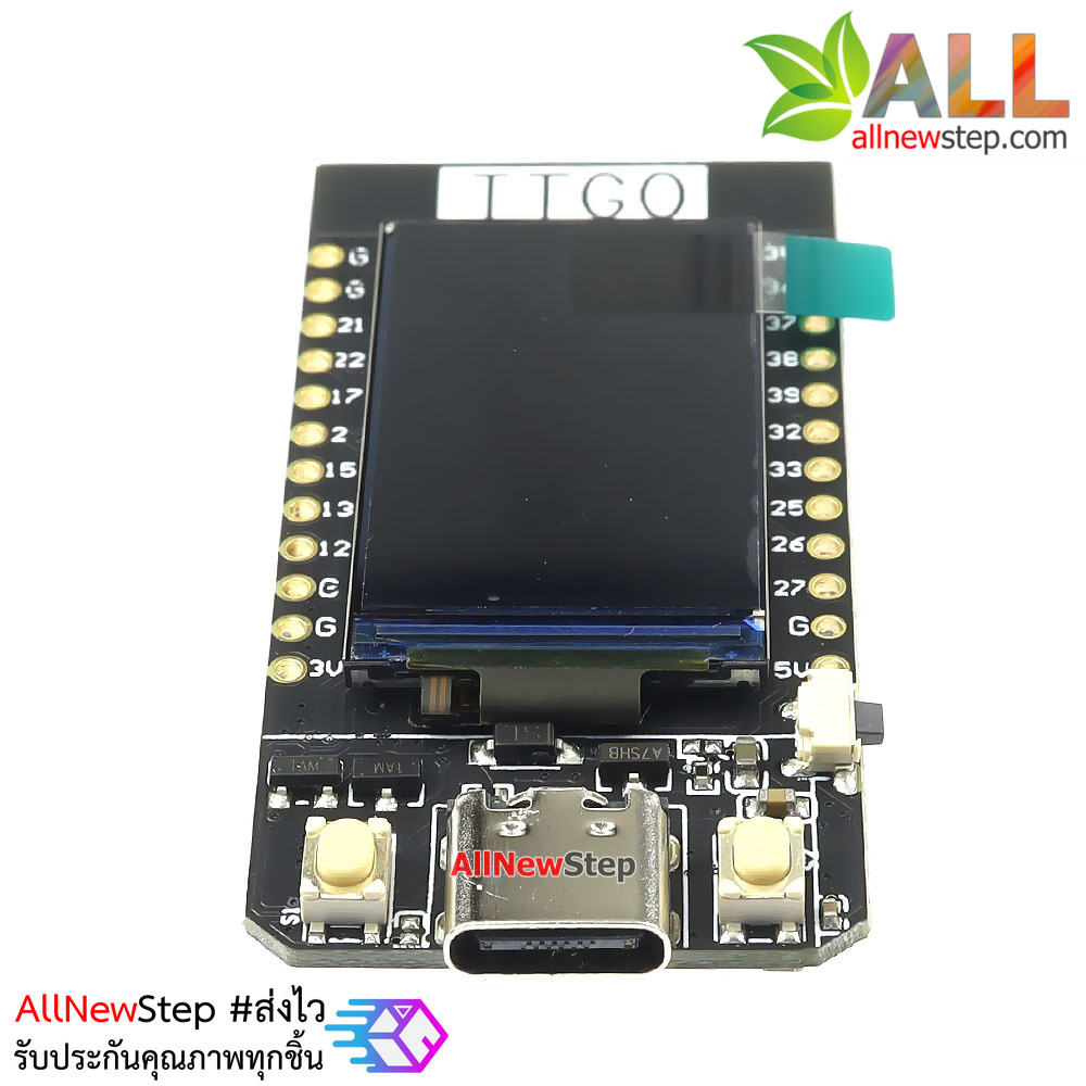 ESP32 พร้อมจอในตัว TTGO T-Display ESP32 WiFi Bluetooth module 1.14 inch LCD display development board