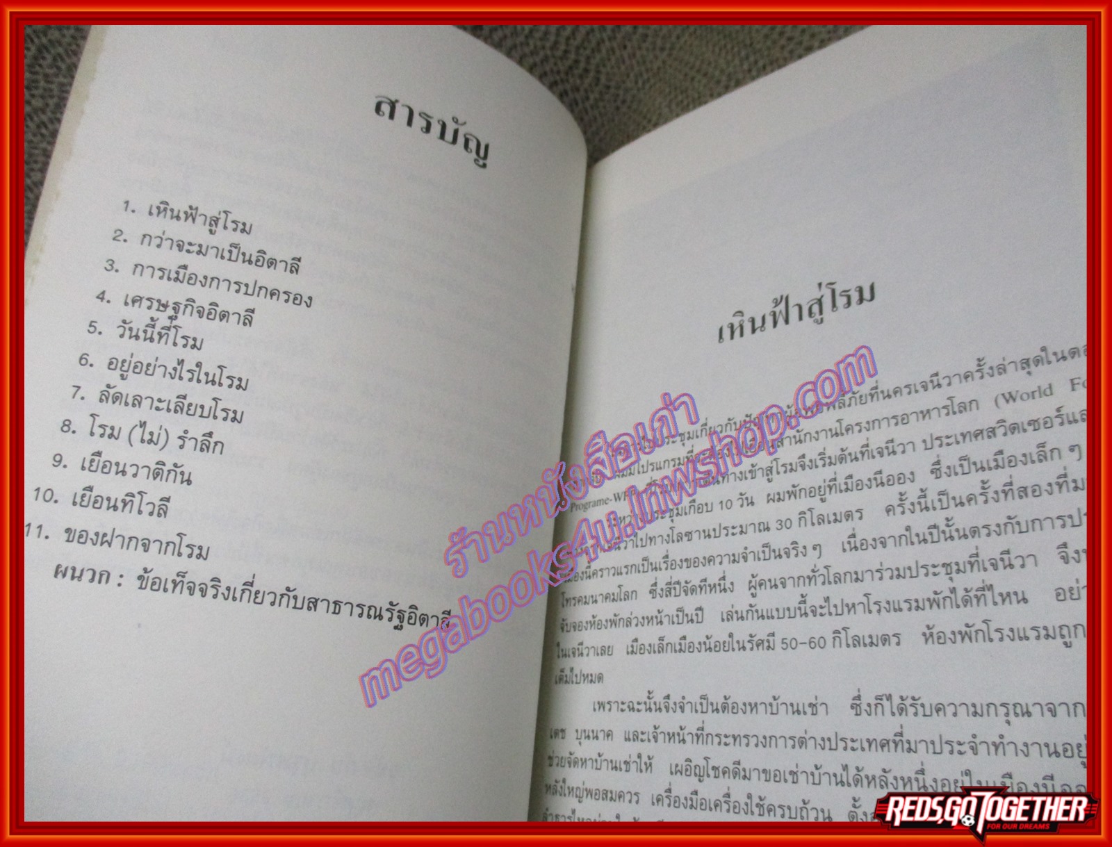 โรมรำลึก โดย ขจัดภัย บุรุษพัฒน์ (หนังสือบ้าน มือสอง) (สภาพ85-95%)