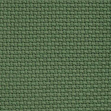 ผ้า Aida 14 count. สีเขียวเข้ม ขนาด 50 x 75 ซม.