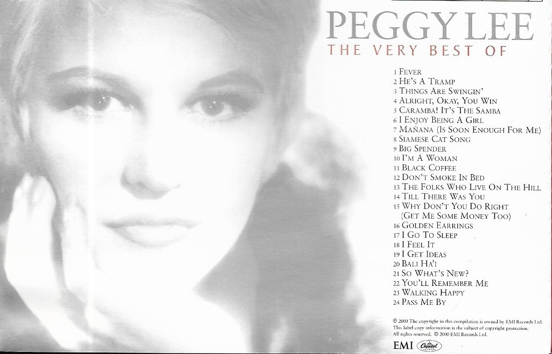 Used CD,Peggy Lee - The Very Best of Peggy Lee (A+)(2000)(EU)