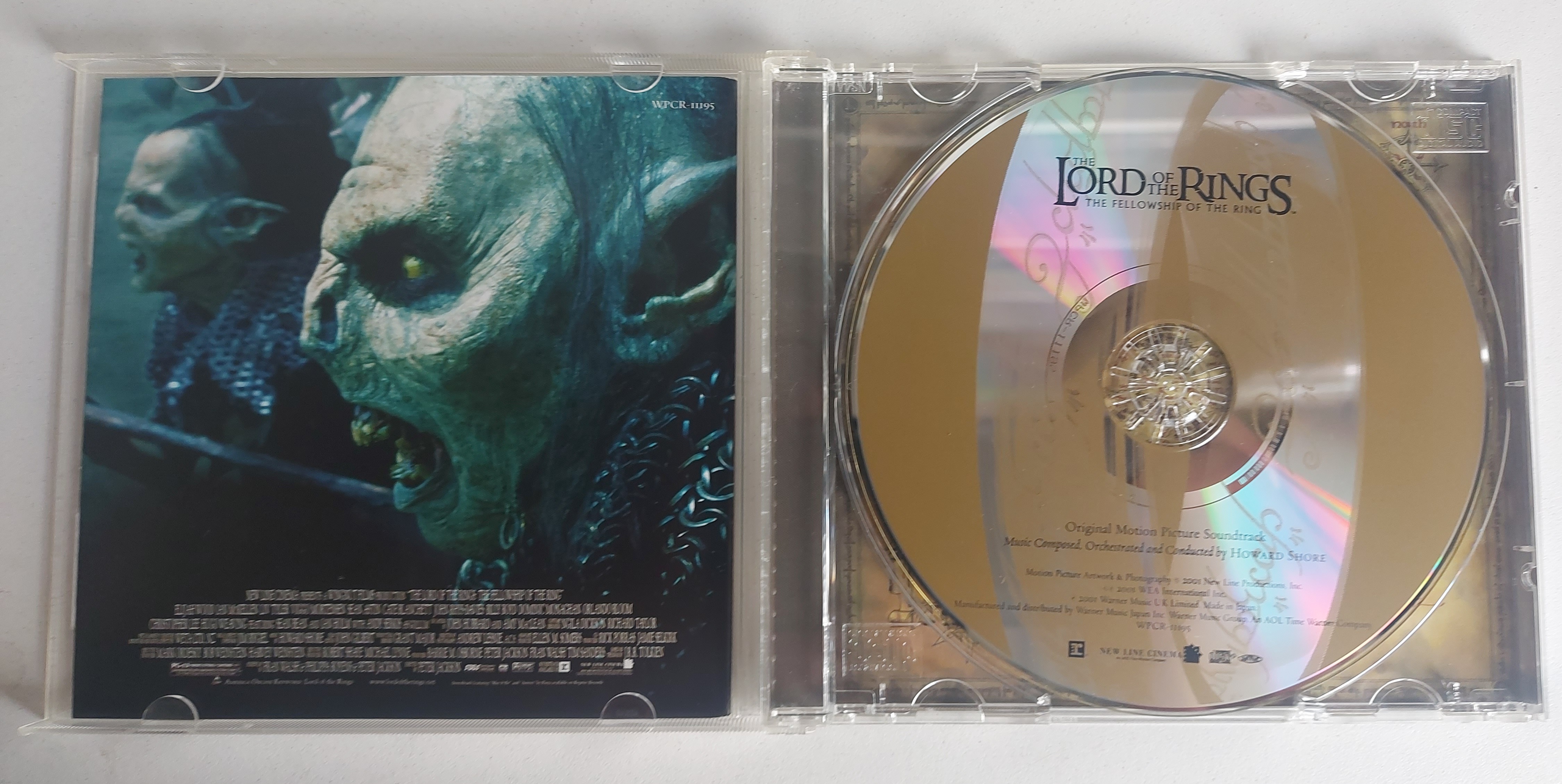 Used CD,The Lord of the Rings The Fellowship of the Ring (A+)(Soundtrack)(OST.)(2001)(Japan)