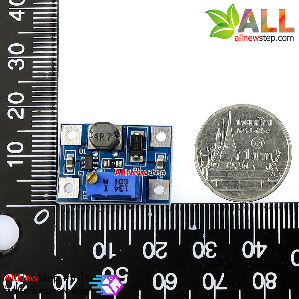 โมดูล step up sx1308 แปลงไฟขึ้นจาก 2-24V เป็น 2-28V กระแสสูงสุด 2A