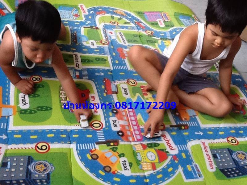 แผ่นรองคลานสินค้าส่งออกเกาหลี มีลายทั้ง2ด้านหนา 1ซม