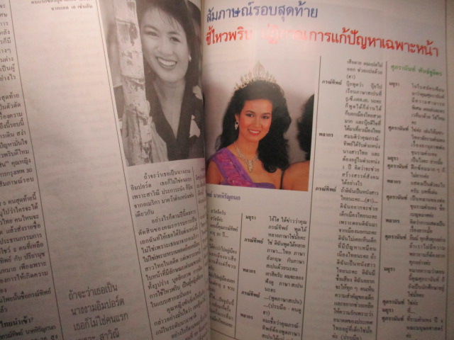 นิตยสารกรุงเทพ30 ปีที่02 ฉบับ19 2531 ปกนางสาวไทย ปุ๋ย ภรณ์ทิพย์ ชุติมา นัยนา