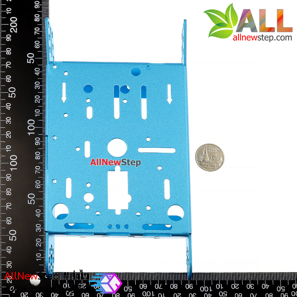 โครงรถอลูมิเนียมอัลลอย Smart Car Aluminum alloy smart car สีน้ำเงิน