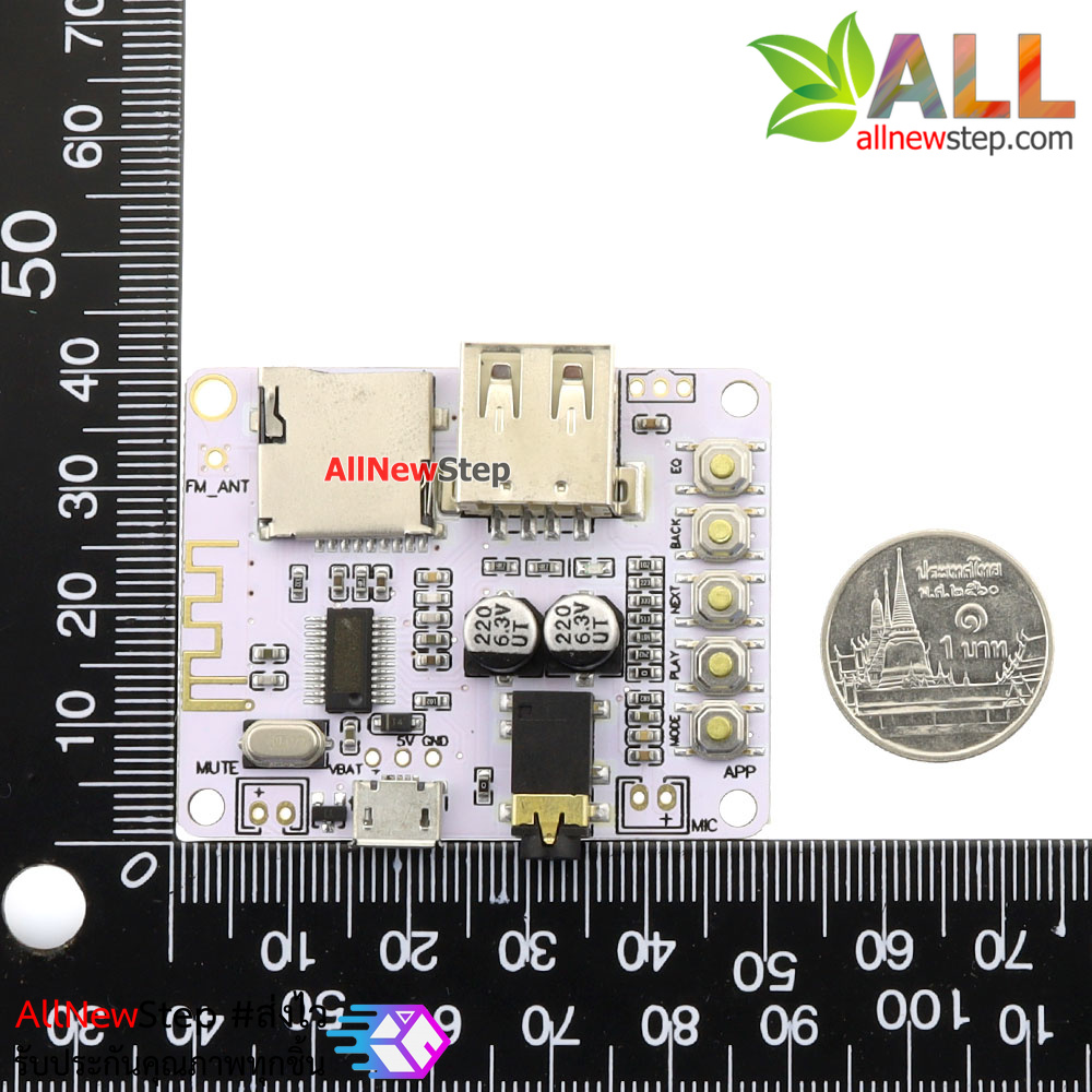 Bluetooth Audio Receiver With SD-Card USB 5V Bluetooth stereo module