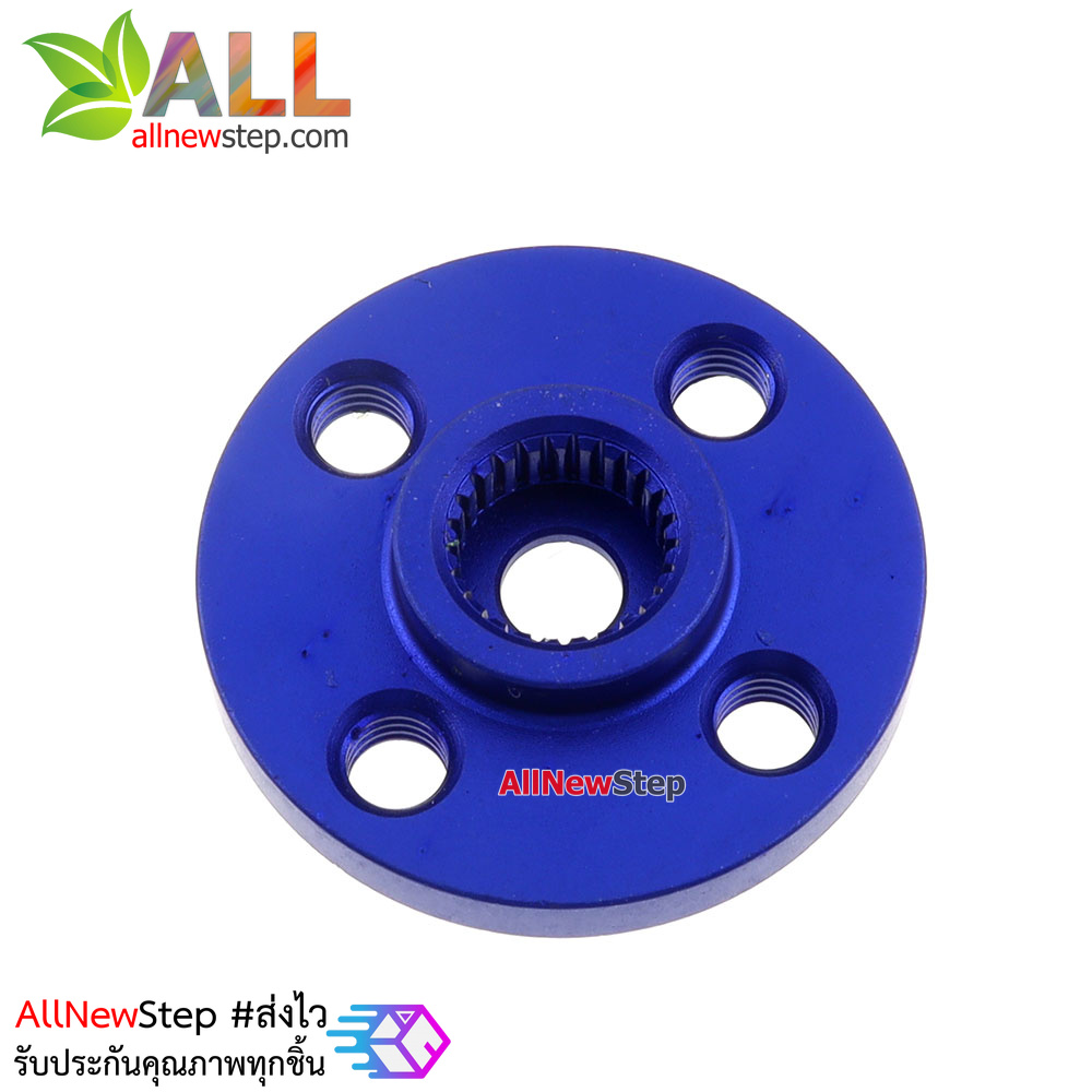 Servo Small disc 25T standard steering gear universal metal steering wheel robot special MG995 MG996 สีน้ำเงิน