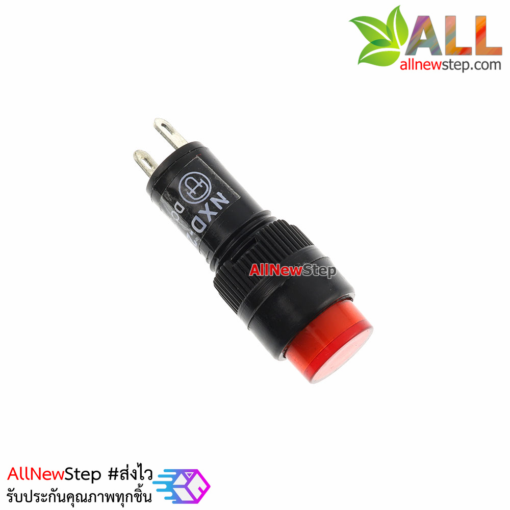 Light Indicator Pilot Lamp DC 12V หลอดไฟสัญญาณ NXD-211 LED ขนาด 10 มม สีแดง