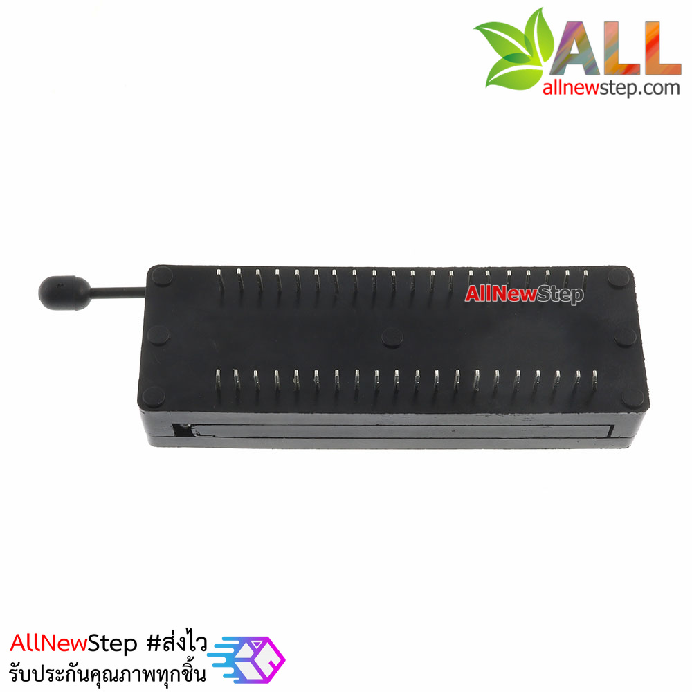 ZIF socket 40 pin ซ็อกเกต IC 40p ขาแบบแถบยาว สีดำ